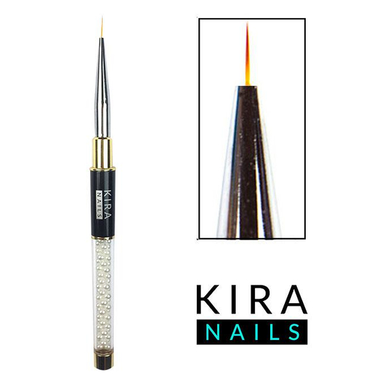 Пензлик Kira Nails Liner 9 (Nylon), Розмір: Liner 9