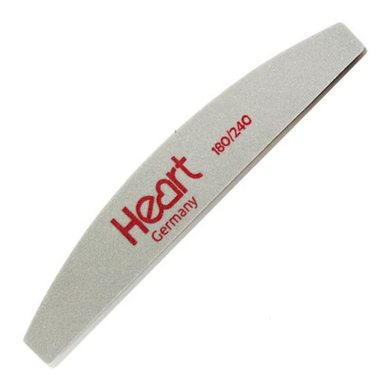 Шліфувальник Heart Half 180/240, Абразивність : 180/240