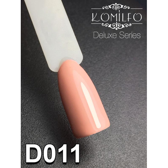 Гель-лак Komilfo Deluxe Series D011 (светло-карамельный, эмаль), 8 мл2
