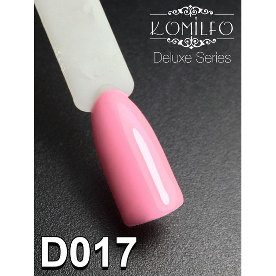 Гель-лак Komilfo Deluxe Series D017 (чуть лиловато-розовый, эмаль), 8 мл2