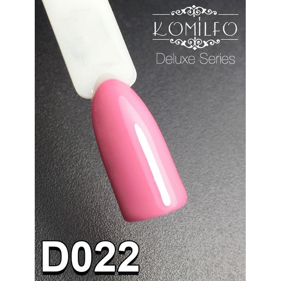 Гель-лак Komilfo Deluxe Series D022 (розовый, эмаль), 8 мл2