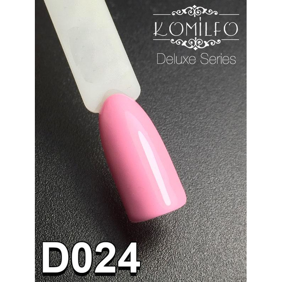 Гель-лак Komilfo Deluxe Series D023 (розовая гвоздика, эмаль), 8 мл2