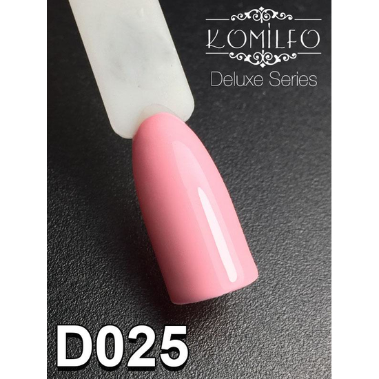 Гель-лак Komilfo Deluxe Series №D025 (светлый, приглушенно-розовый, эмаль), 8 мл2