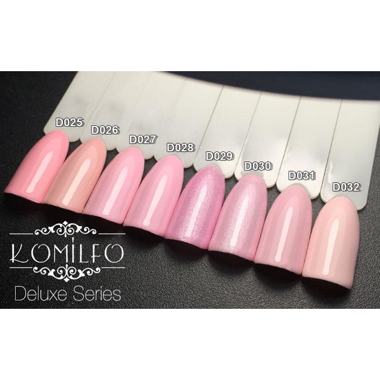 Гель-лак Komilfo Deluxe Series №D025 (светлый, приглушенно-розовый, эмаль), 8 мл3