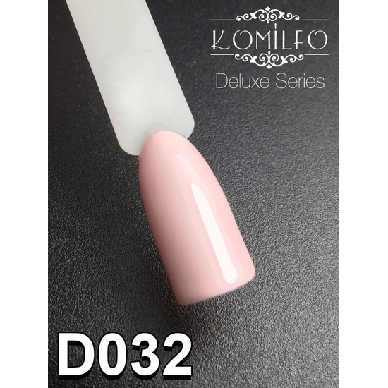 Гель-лак Komilfo Deluxe Series D032 (кремово-розовый, эмаль), 8 мл2