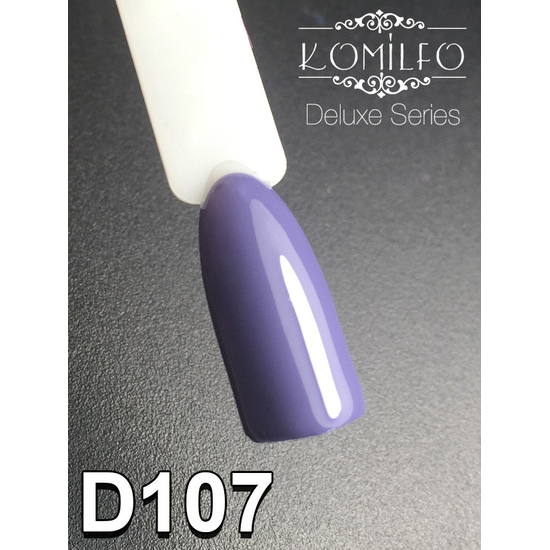 Гель-лак Komilfo Deluxe Series №D107 (серо-синяя джинса, эмаль), 8 мл2
