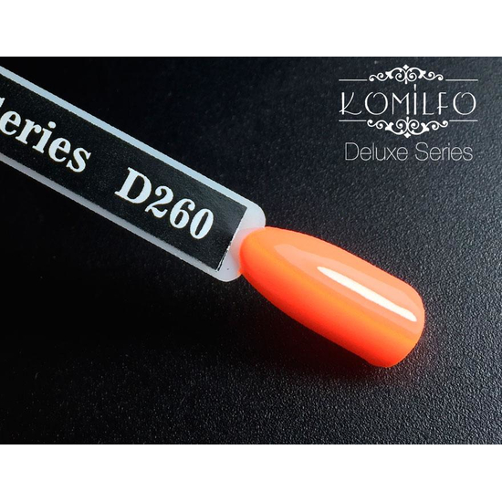 Гель-лак Komilfo Deluxe Series D260 (красное солнце, эмаль), 8 мл2