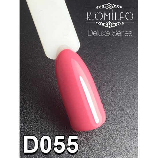 Гель-лак Komilfo Deluxe Series D055 (кораллово-розовый, эмаль), 8 мл2