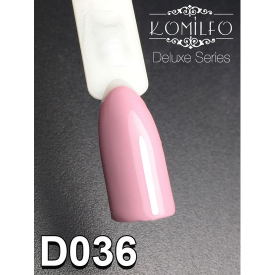 Гель-лак Komilfo Deluxe Series D036 (светлое розовое какао, эмаль), 8 мл2