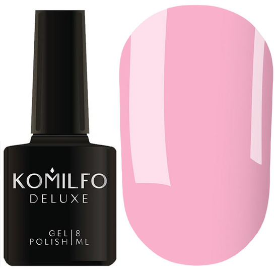 Гель-лак Komilfo Deluxe Series D024 (светло-розовый, эмаль), 8 мл