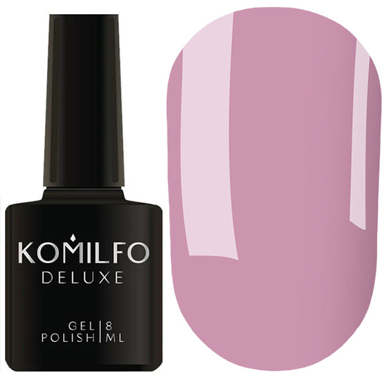 Гель-лак Komilfo Deluxe Series №D041 (насыщенный розово-лиловый, эмаль), 8 мл