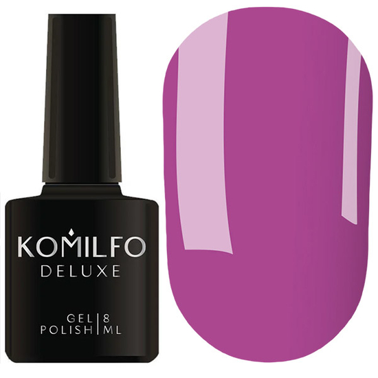 Гель-лак Komilfo Deluxe Series D246 (розово-лиловый, эмаль), 8 мл