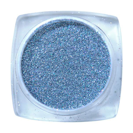 Komilfo блесточки 002, размер 0,1 мм, (серебро, голограмма), 2,5 г, Цвет: 002
