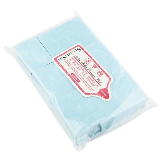 Безворсові серветки жорсткі Special Nail 6х4см, упаковка, блакитні