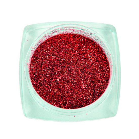 Komilfo блесточки 036, размер 0,08 мм, (ярко-красный) E2,5 г, Цвет: 036