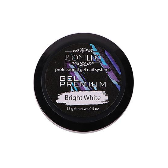 Komilfo  Gel Premium Bright White, 15 г, Объем: 15 г, Цвет: Bright White5