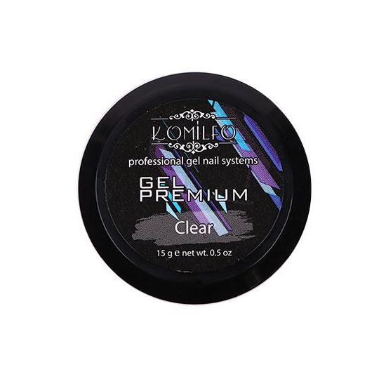 Komilfo Gel Premium Clear, 15 г, Об`єм: 15 г, Колір: Clear5