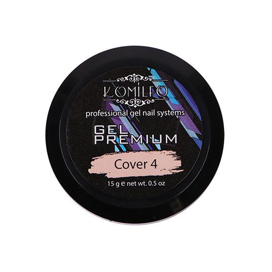 Komilfo Gel Premium Cover 4, 15 г, Об`єм: 15 г, Колір: Cover 45