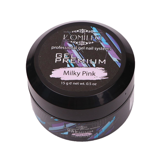 Komilfo Gel Premium Milky Pink, 15 г, Об`єм: 15 г, Колір: Milky Pink6