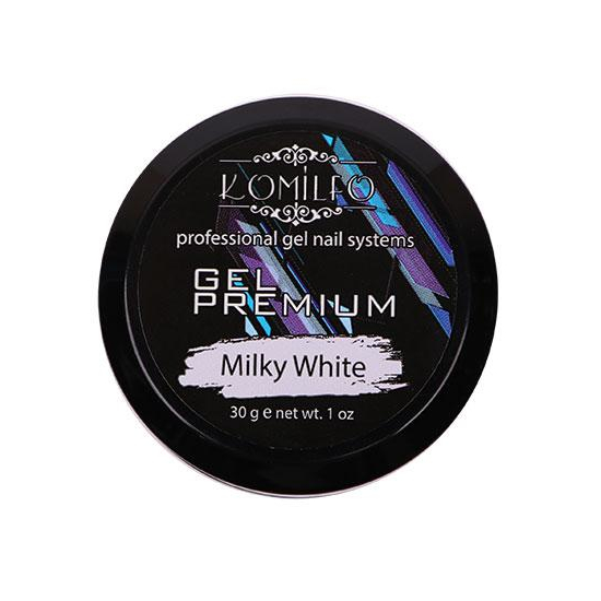 Komilfo Gel Premium Milky White, 30 г, Об`єм: 30 г, Колір: Milky White5