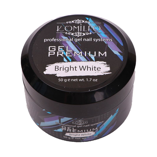 Komilfo  Gel Premium Bright White, 50 г, Объем: 50 г, Цвет: Bright White6