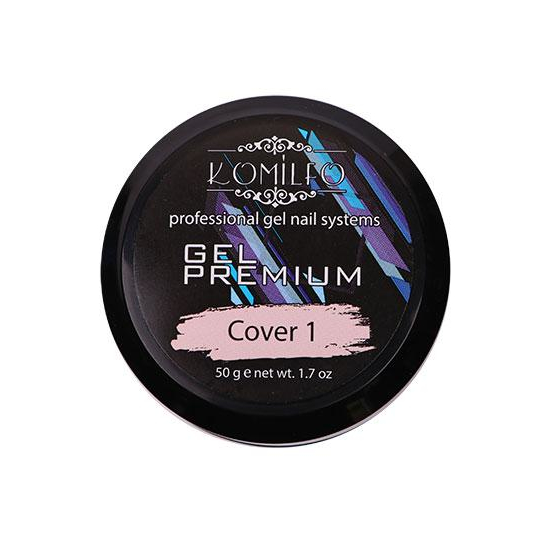 Komilfo  Gel Premium Cover 1, 50 г, Объем: 50 г, Цвет: Cover 15