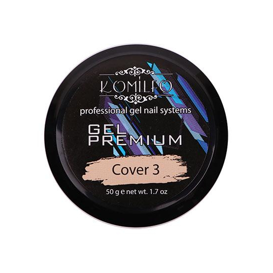 Komilfo Gel Premium Cover 3, 50 г, Об`єм: 50 г, Колір: Cover 35
