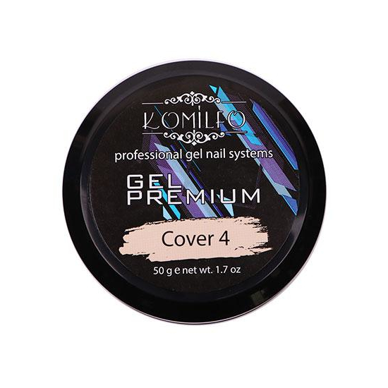 Komilfo  Gel Premium Cover 4, 50 г, Объем: 50 г, Цвет: Cover 45