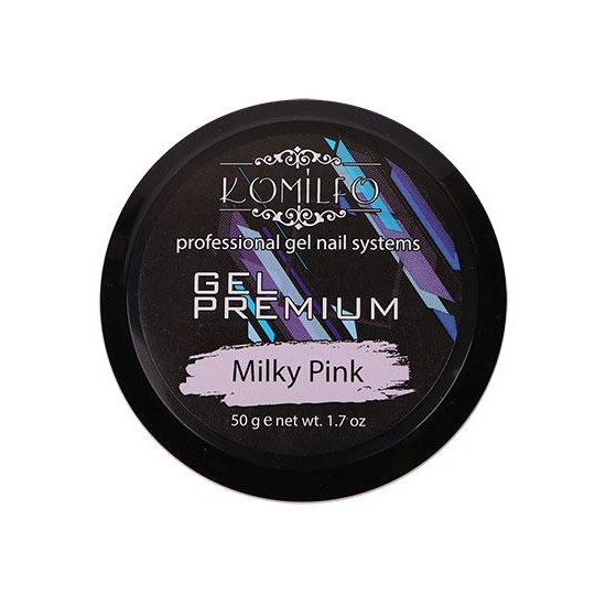 Komilfo  Gel Premium Milky Pink, 50 г, Объем: 50 г, Цвет: Milky Pink5