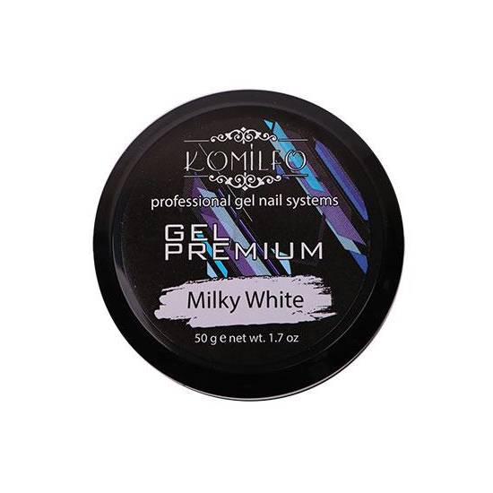 Komilfo Gel Premium Milky White, 50 г, Об`єм: 50 г, Колір: Milky White5