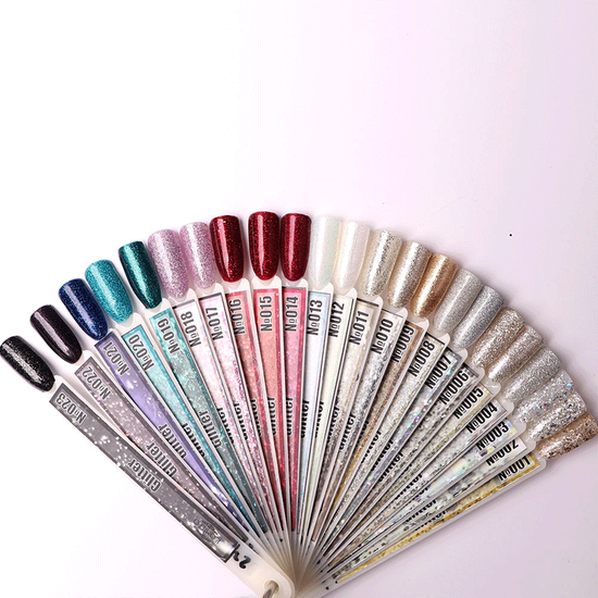 Гель-лак Komilfo DeLuxe Series №G011 (біле золото з блискітками), 8 мл3