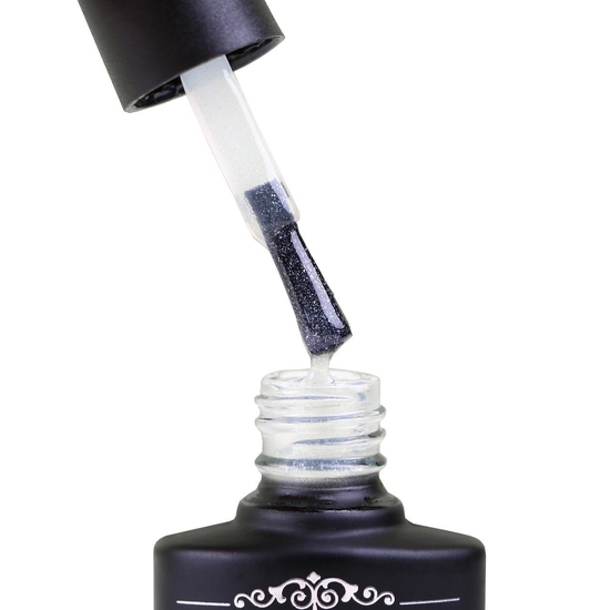 Гель-лак Komilfo Glitter Top — топ для гель-лака с мелким шиммером, 15 мл, Объем: 15 мл2