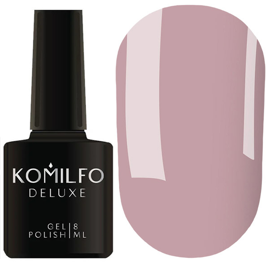 Гель-лак Komilfo Deluxe Series №D320 Deauville mauve (лавандовый, эмаль), 8 мл