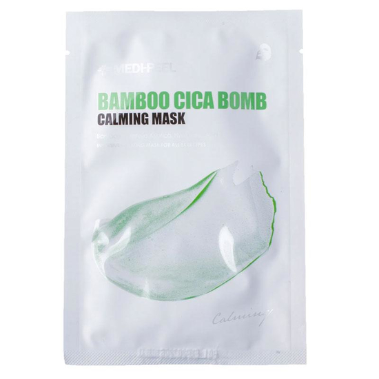 Заспокійлива маска для обличчя з центеллою і бамбуком Medi-Peel Bamboo Cica Bomb Calming Mask 1 шт