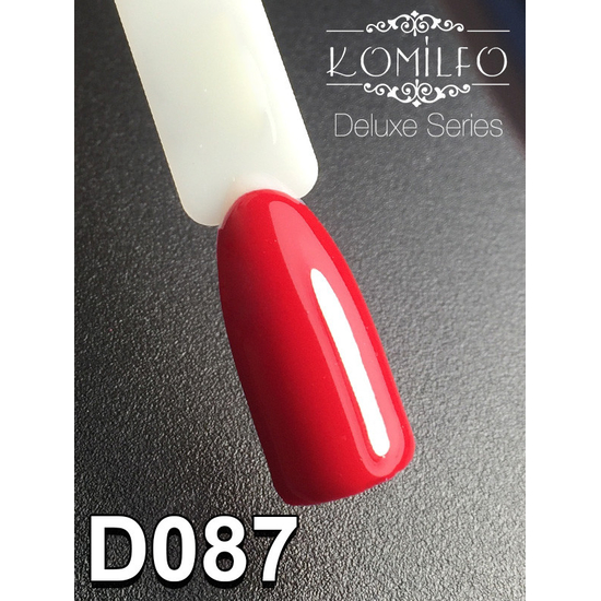 Гель-лак Komilfo Deluxe Series №D087 (темно-красный, эмаль), 8 мл3
