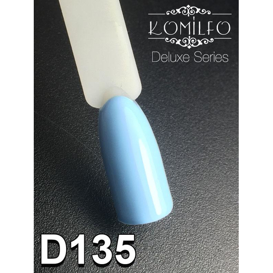 Гель-лак Komilfo Deluxe Series D135 (светло-голубой, эмаль), 8 мл2