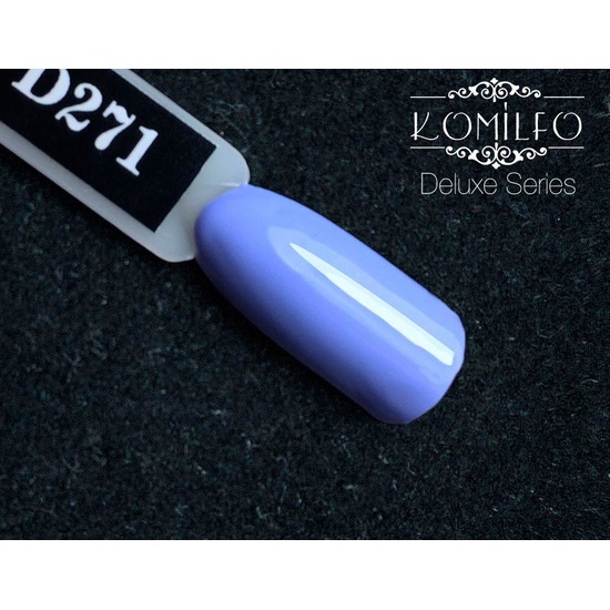 Гель-лак Komilfo Deluxe Series D271 (сине-лавандовый, эмаль), 8 мл2