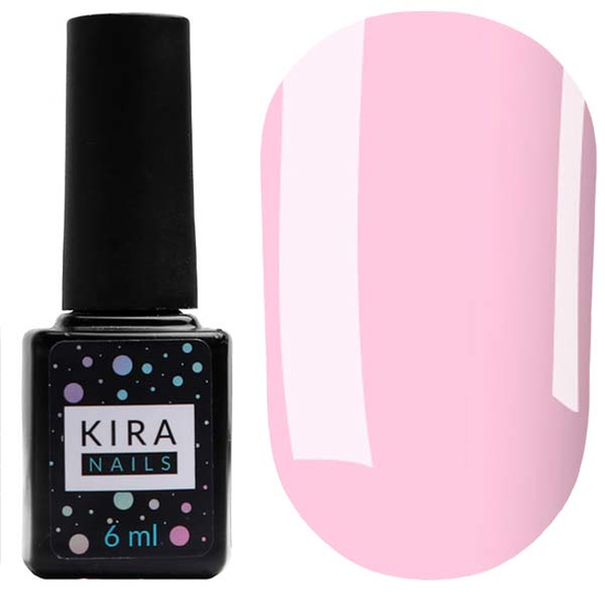 Гель-лак Kira Nails №002 (ніжно-рожевий, емаль), 6 мл