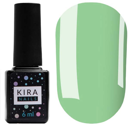 Гель-лак Kira Nails №024 (салатовый, эмаль), 6 мл