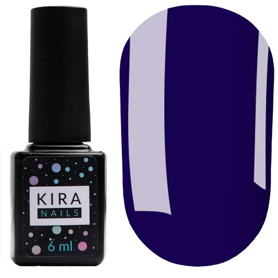 Гель-лак Kira Nails №029 (сине-фиолетовый, эмаль), 6 мл
