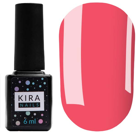 Гель-лак Kira Nails №053 (приглушенный, малиново-розовый цвет, эмаль), 6 мл