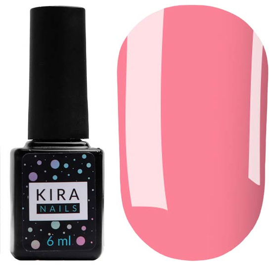 Гель-лак Kira Nails №054 (розовый, эмаль), 6 мл