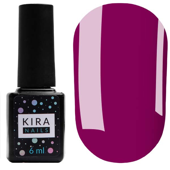 Гель-лак Kira Nails №062 (насыщенный фиолетовый, эмаль), 6 мл