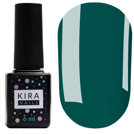 Гель-лак Kira Nails №079 (насичений зелений, емаль), 6 мл