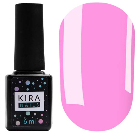 Гель-лак Kira Nails №099 (розово-сиреневый, эмаль), 6 мл