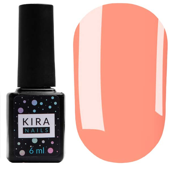Гель-лак Kira Nails №108 (персиковий, емаль), 6 мл
