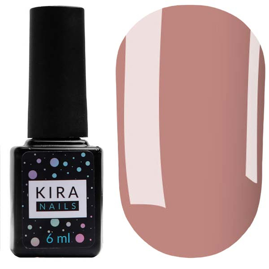 Гель-лак Kira Nails №117 (світло-коричневий, емаль), 6 мл