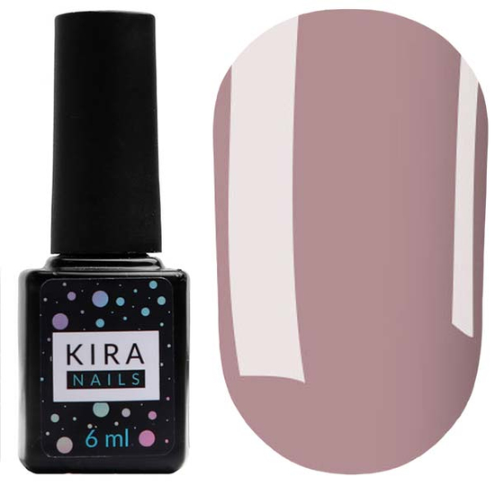 Гель-лак Kira Nails №119 (сливово-коричневий, емаль), 6 мл