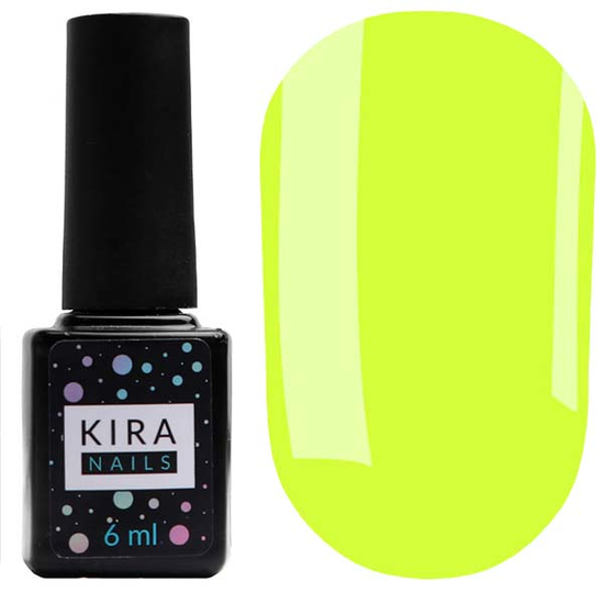 Гель-лак Kira Nails №138 (жовтий, емаль), 6 мл