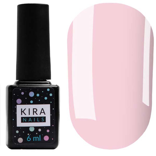 Гель-лак Kira Nails №140 (ніжно-рожевий, емаль), 6 мл